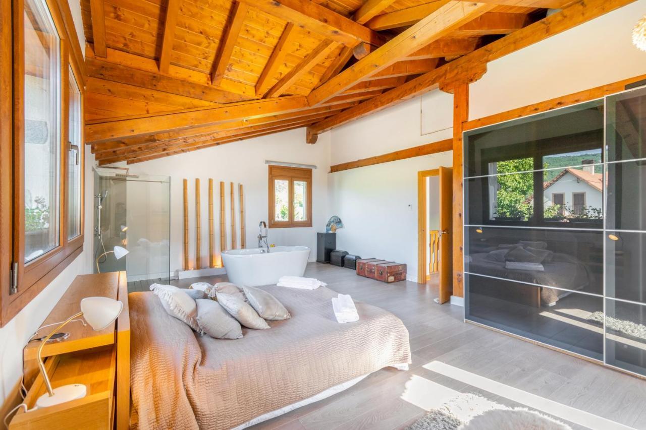 Casa Patxi, Espectacular Casa Rural Proxima A Pamplona Larrasoana Dış mekan fotoğraf